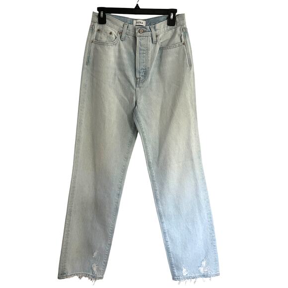 Revolve Pistola Cassie High Rise Straight Button Fly Jeans Malibu Vintage Sz 26 - Picture 13 of 14